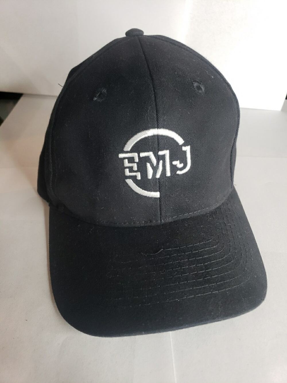 EMJ Trucker Hat Cap Mens Black Snapback Earle M. Jorgensen Steel Metal Company
